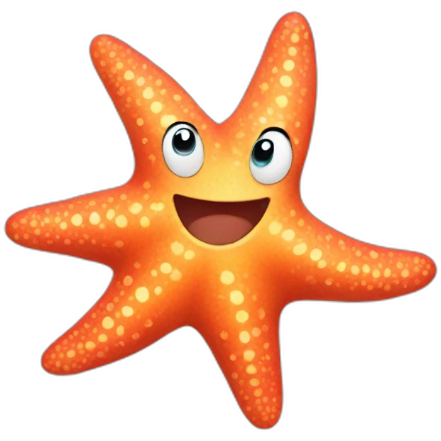 smiling starfish emoji