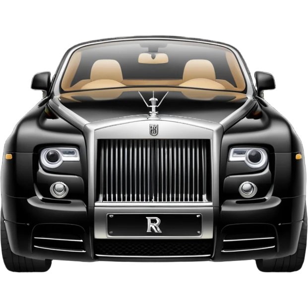 rolls royce noire droptail image to emoji emoji