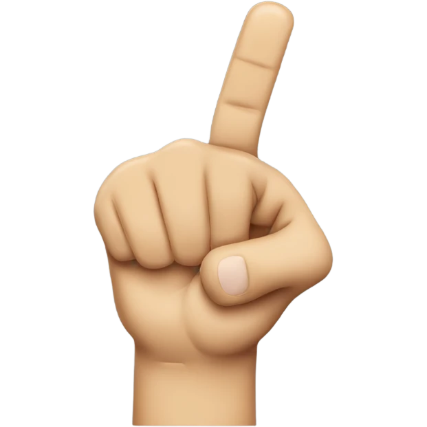 finger pointing gun mixed with crossed fingers emoji