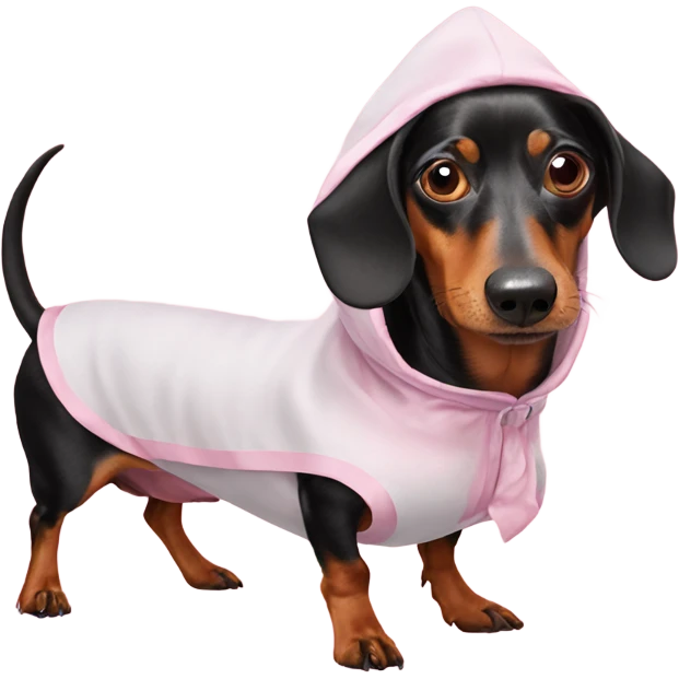 weiner dog in pig costume emoji