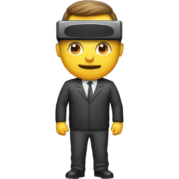 guy with tv head emoji