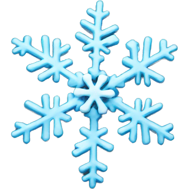 Snowflakes emoji