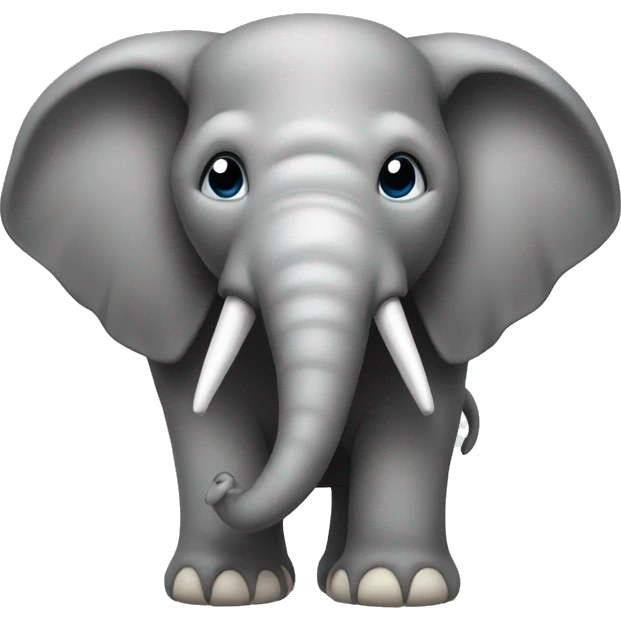 CHAT Fâché avec une trompe d'élphant emoji