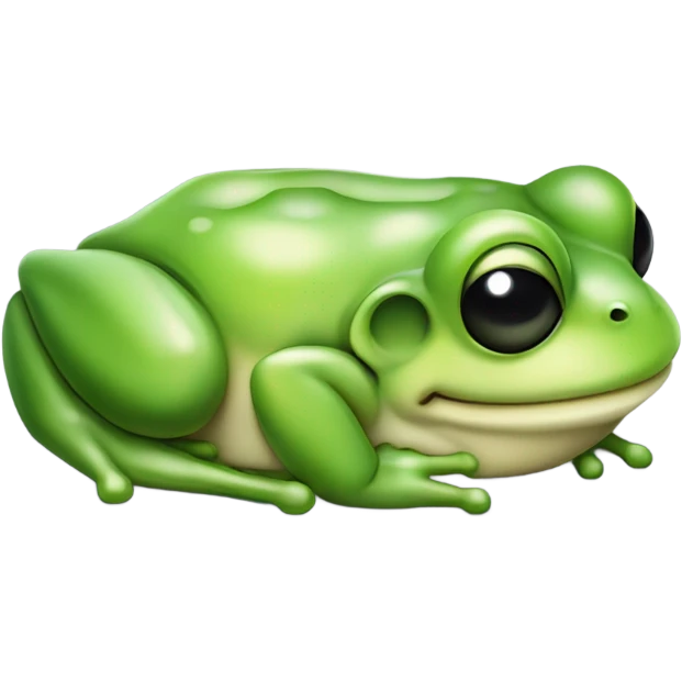 Sleeping frog emoji