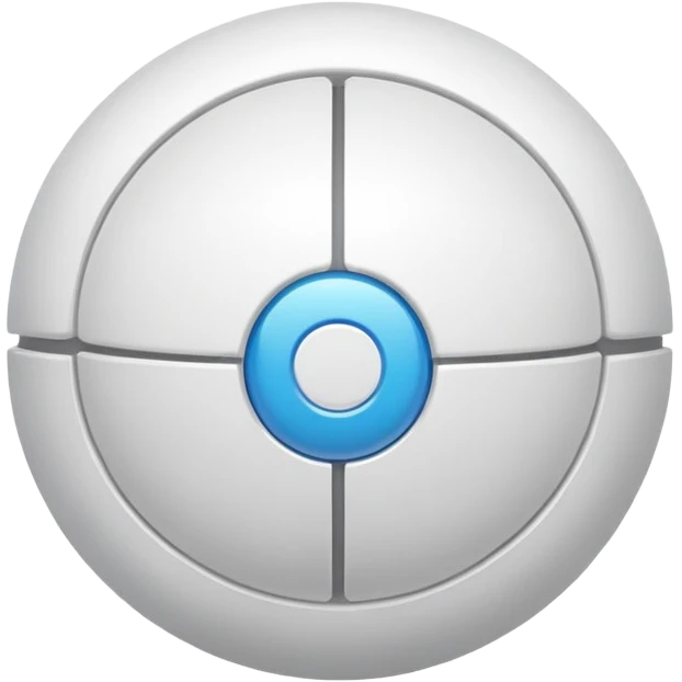Pull ball with MB in the circle in on it emoji