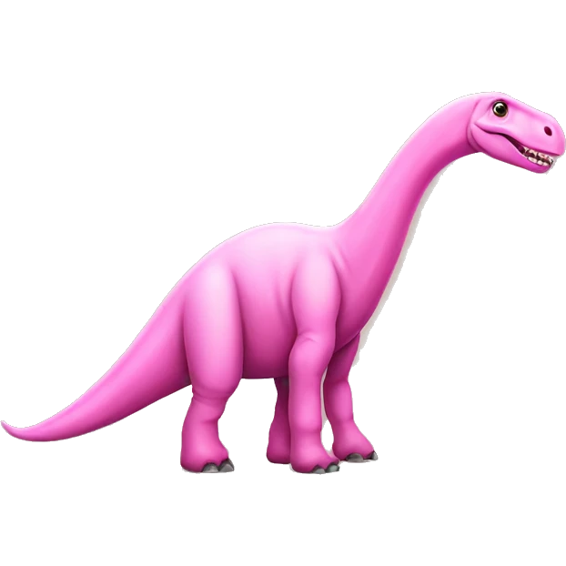 pink Brachiosaurus  emoji