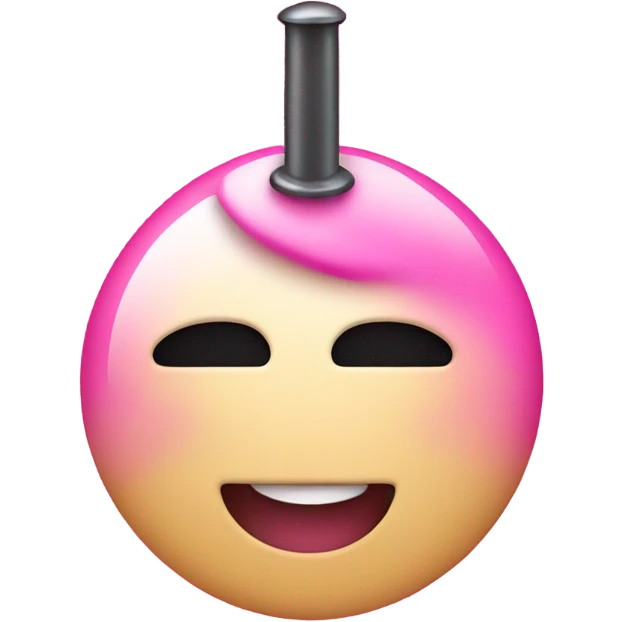 pink version of this 📍 emoji