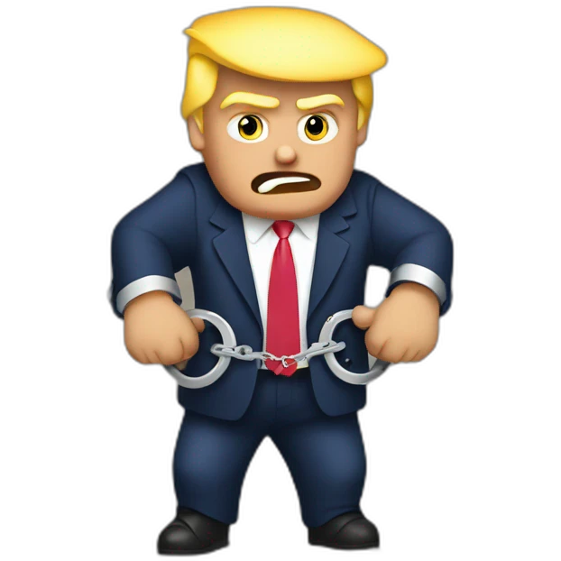 trump-in-handcuffs emoji
