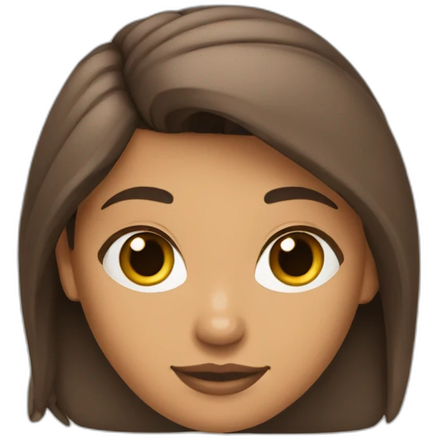 pocahontas avec cheveux lisse  emoji