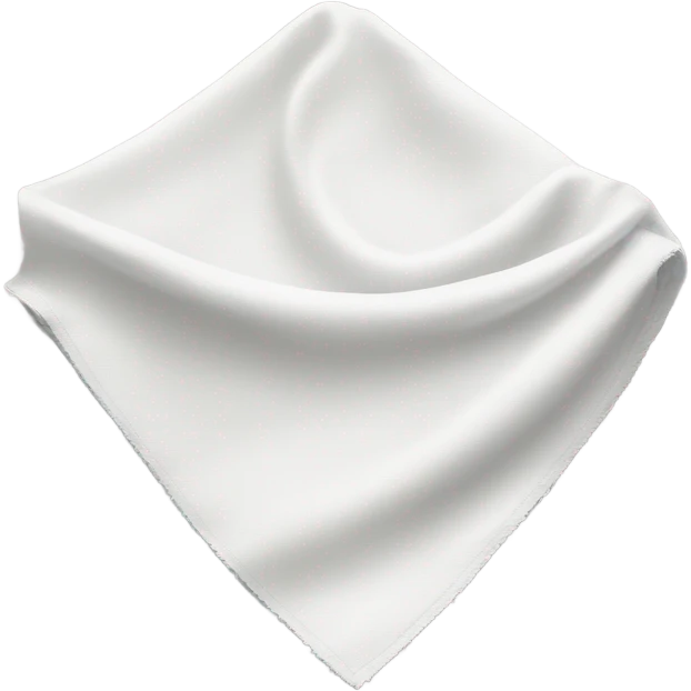 White cloth square emoji