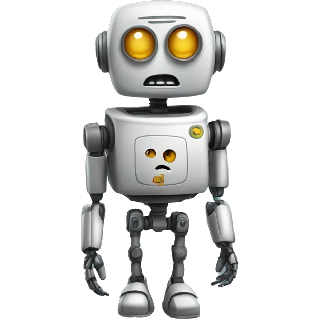 funny robot emoji
