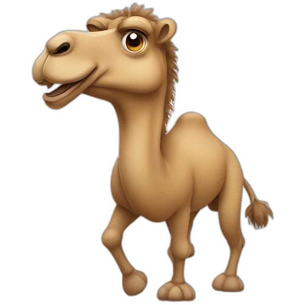 crazy camel emoji