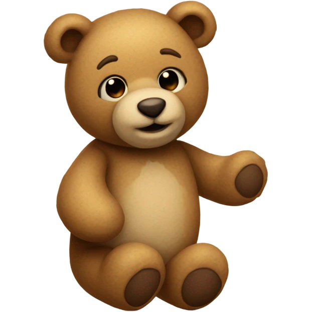 Cuddly teddy bear emoji