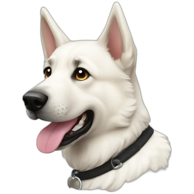 white german sheperd emoji