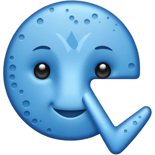 Blue tick emoji