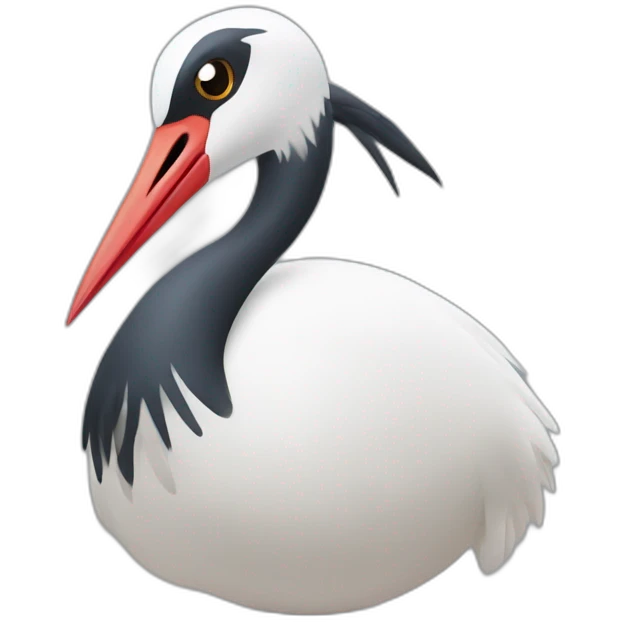 crane d oeuf emoji