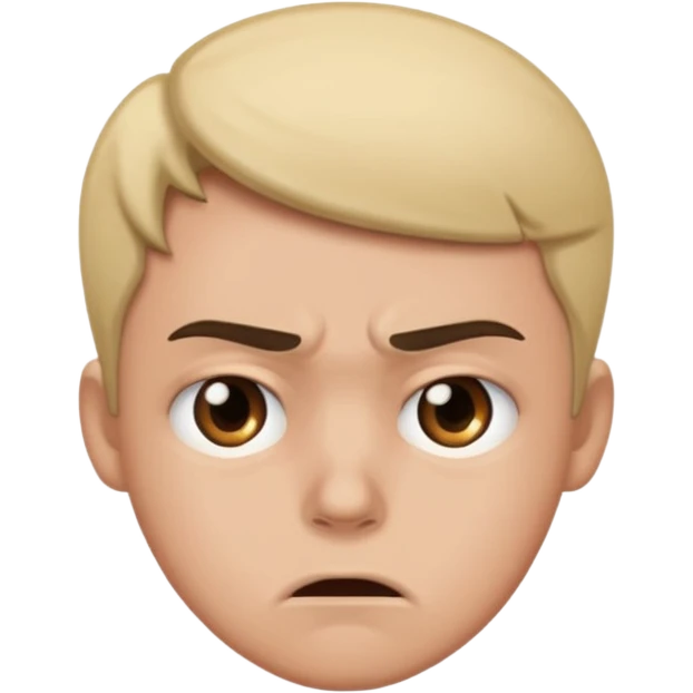 Sad and mad emoji