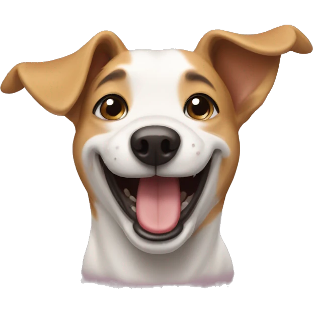 Happy dog emoji