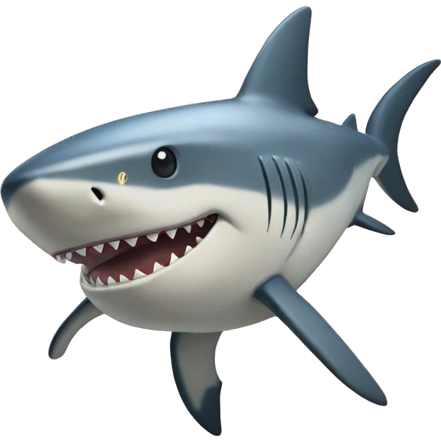 shark with topha emoji
