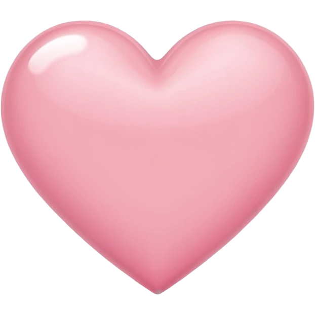 light pink heart emoji