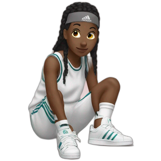 Hip hop adidas emoji