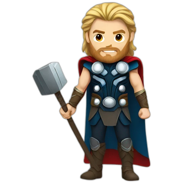 fullbody thor emoji