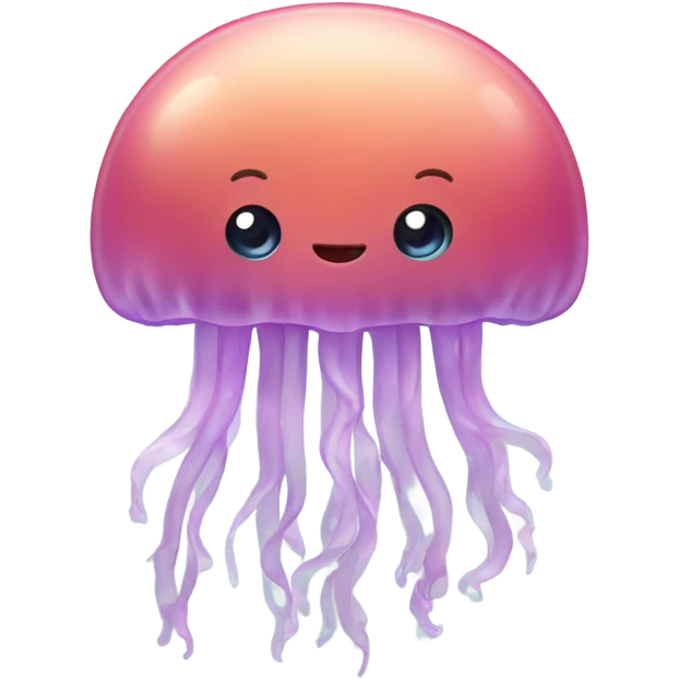 Jellyfish with a heart emoji