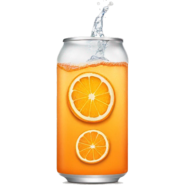 orange seltzer emoji