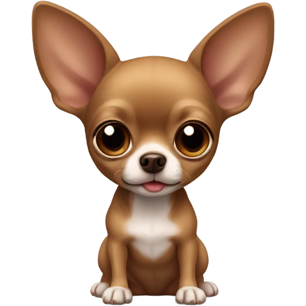 Brown chihuahua emoji