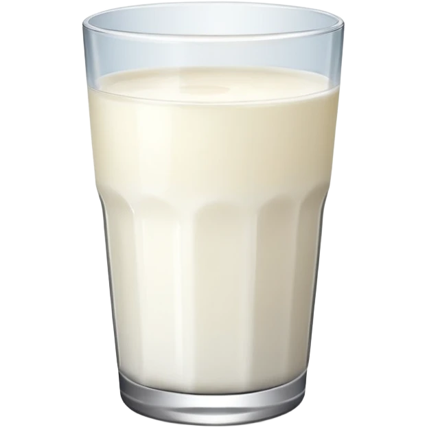 milk glass with shadow emoji