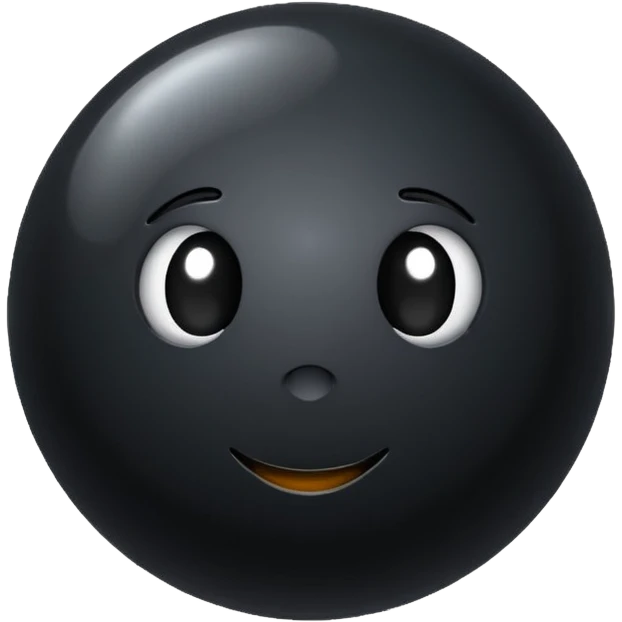 MB black ball emoji