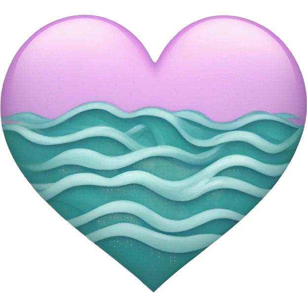 Heart with waves  emoji