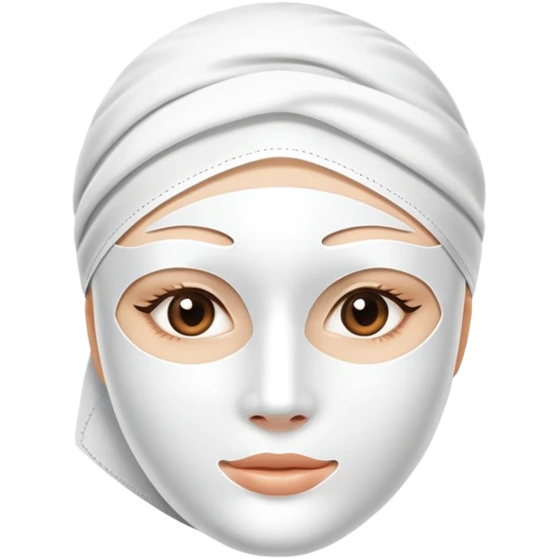 thin sheet face mask skincare emoji