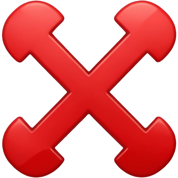 red X emoji