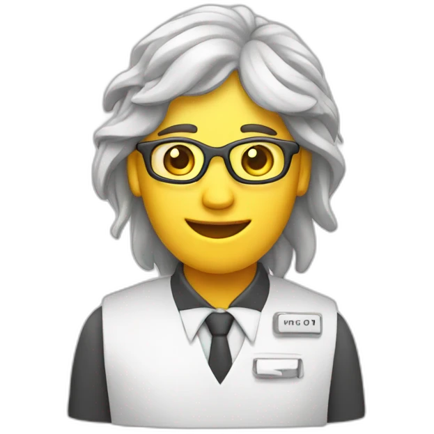 Resume document character emoji