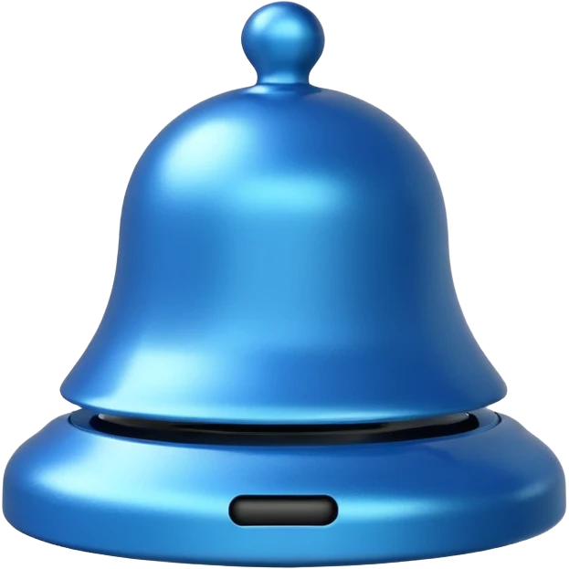 blue notfication bell emoji