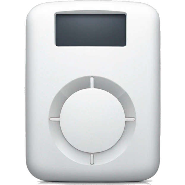 white ipod emoji