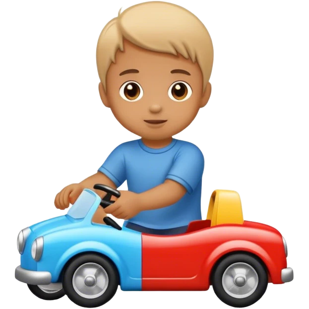 Children's car emoji