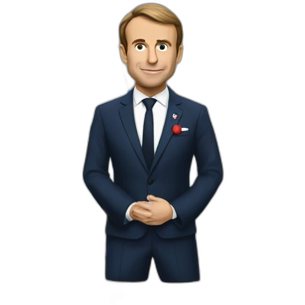 Macron doit d'honneur emoji