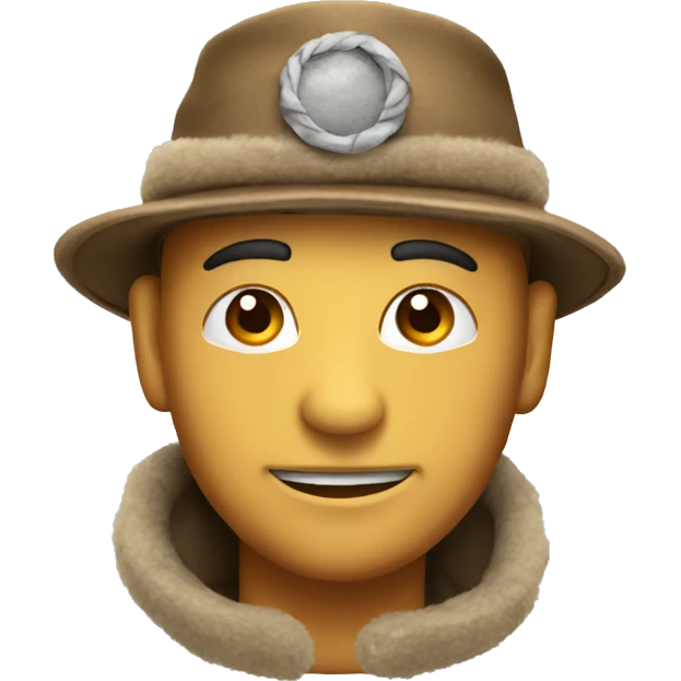trapper hat emoji