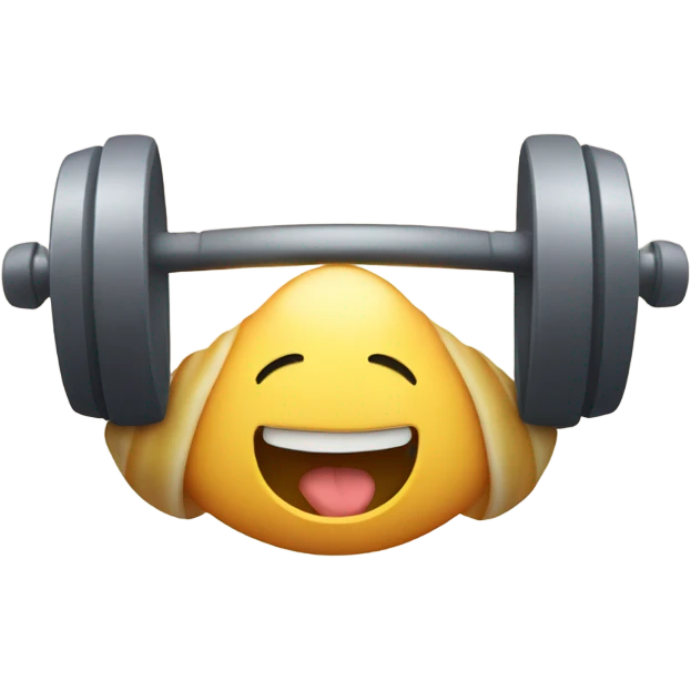 clam with dumbbell emoji