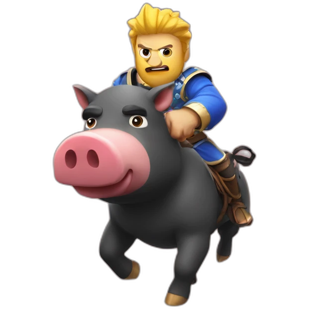 Hog rider clash royal emoji