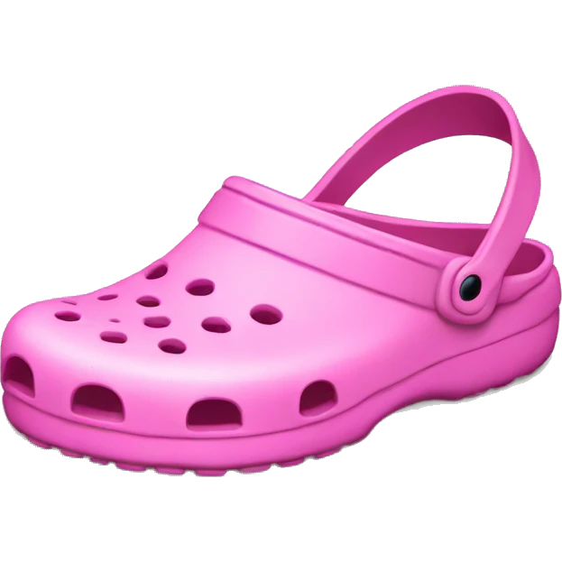 Pink crocs emoji