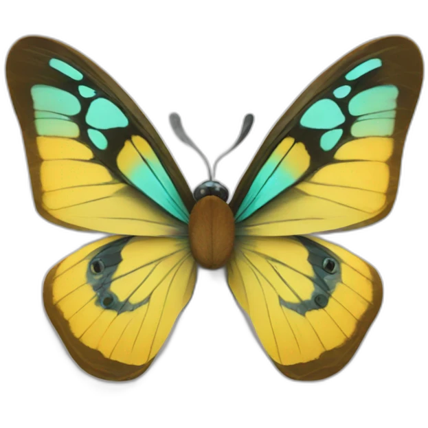 Couteau papillon emoji
