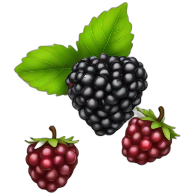 single black berry emoji