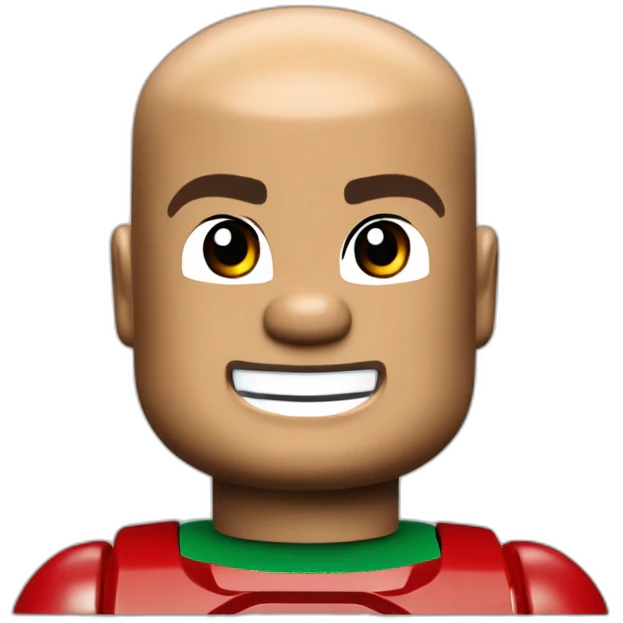 lego duplo face of a kelly slater emoji