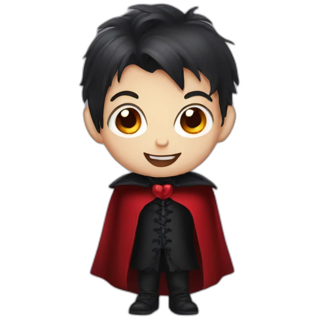 cute little boy Vampire emoji