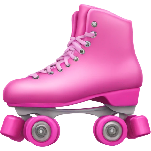 Pink roller skates  emoji