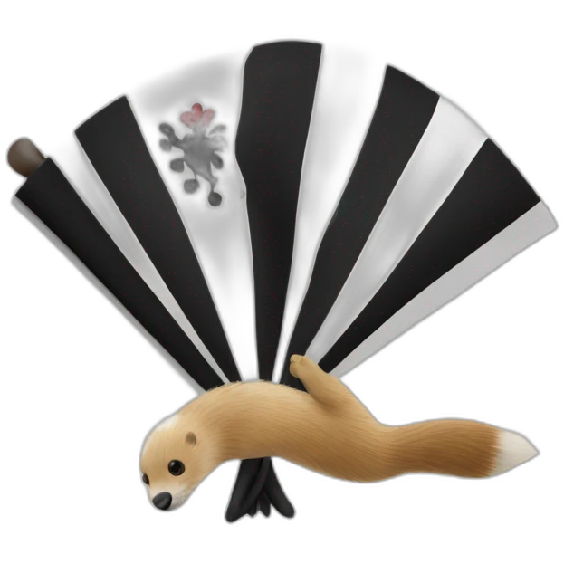 The flag of Brittany features ermines. emoji