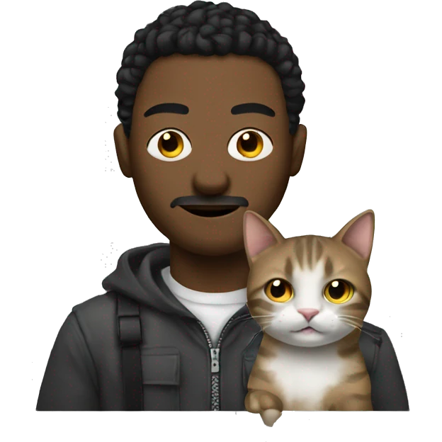 Felon with a cat emoji
